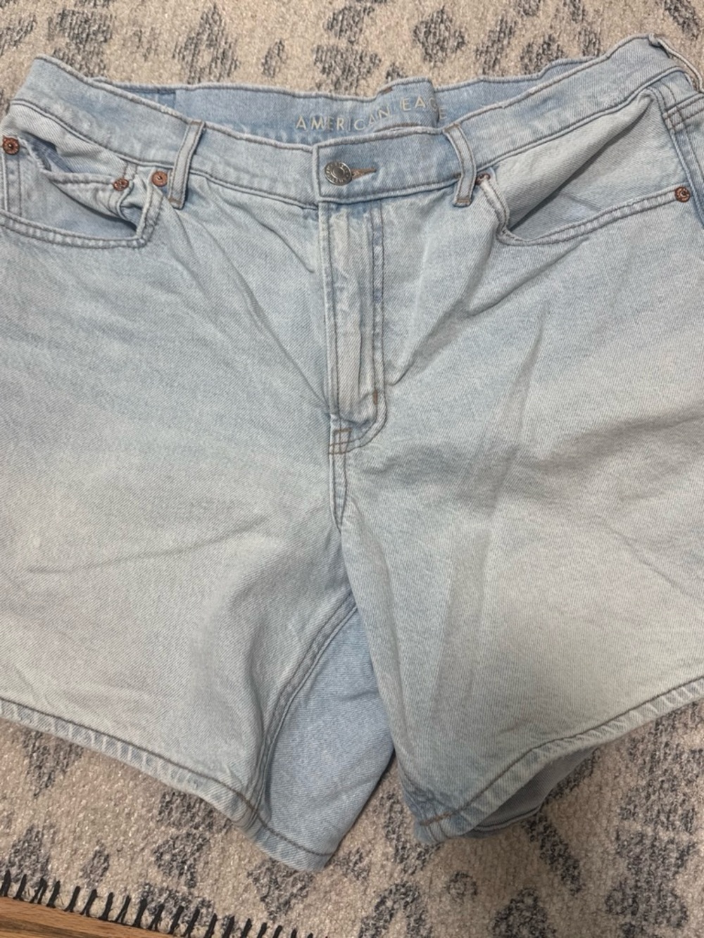 American Eagle Outfitters Light Blue Denim Jean Shorts